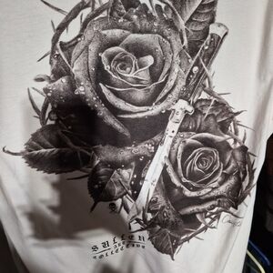 Sullen White Rose Graphic Tee